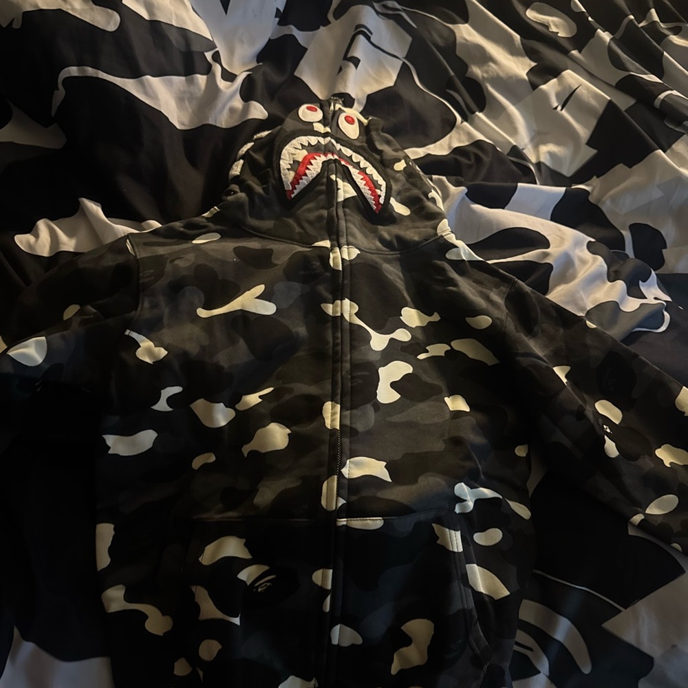 Camouflage Shark Hoodie
